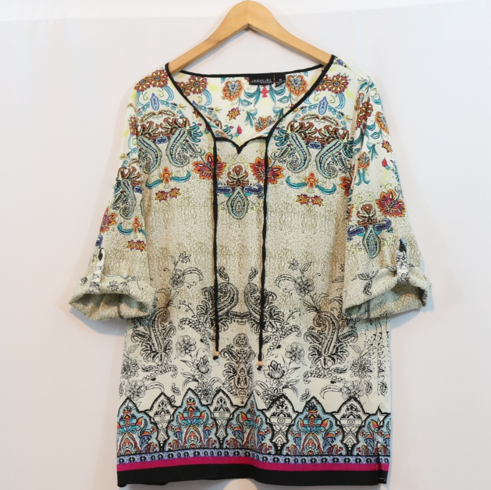 Jaquline Design Studio Printed Tunic Top